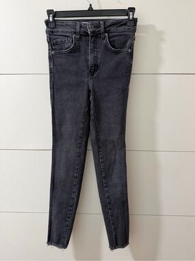 We The Free Washed Black Skinny High-Rise Jeans